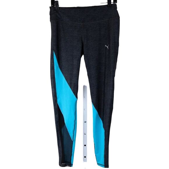 PUMA Athletic Tights Charcoal/Blue, XL - Picture 1 of 6